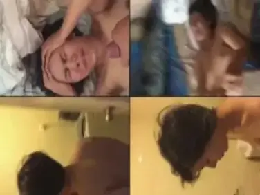 Mama Montok Pasrah Muka Belepotan Cairan Kental